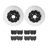 Brembo OE Front Brake Kit (Prem LowMet Pads/Prem Rotors) - 03-06 Mercedes CL55 AMG by Brembo KT04252-BRE