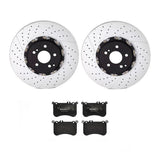 Brembo OE Front Brake Kit (Prem LowMet Pads/Prem Rotors) - 12-18 Mercedes CLS550/12-14 E550/17-20 SLC43 AMG by Brembo KT04253-BRE