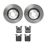 Brembo OE Rear Brake Kit (Prem NAO Ceramic Pads/Prem Rotors) - BMW by Brembo KT04261-BRE