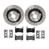 Brembo OE Rear Brake Kit (Prem LowMet Pads/Prem UV Coat Rotors) - 08-13 Mercedes C63 AMG by Brembo KT04269-BRE