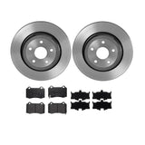 Brembo OE Rear Brake Kit (Prem LowMet Pads/Prem UV Coat Rotors) - 12-21 Tesla S/16-21 X/12-15 Jeep Grand Cherokee by Brembo KT04288-BRE