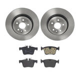 Brembo OE Rear Brake Kit (Prem NAO Ceramic Pads/Prem UV Coat Rotors) - 18-20 Jaguar E-Pace by Brembo KT04304-BRE