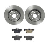 Brembo OE Rear Brake Kit (Prem NAO Ceramic Pads/Prem UV Coat Rotors) - 18-20 Jaguar E-Pace by Brembo KT04305-BRE