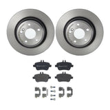 Brembo OE Rear Brake Kit (Prem NAO Ceramic Pads/Prem UV Coat Rotors) - Mercedes by Brembo KT04319-BRE