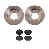 Brembo OE Rear Brake Kit (Prem LowMet Pads/Prem Rotors) - 94-95 Land Rover Defender 90/94-99 Disco by Brembo KT04324-BRE