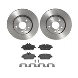 Brembo OE Front Brake Kit (Prem NAO Ceramic Pads/Prem UV Coat Rotors) - MINI by Brembo KT04335-BRE