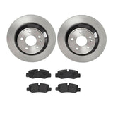 Brembo OE Rear Brake Kit (Prem LowMet Pads/Prem UV Coat Rotors) - 16-20 Mercedes Metris by Brembo KT04349-BRE