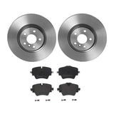 Brembo OE Front Brake Kit (Prem LowMet Pads/Prem UV Coat Rotors) - BMW by Brembo KT04355-BRE