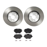 Brembo OE Front Brake Kit (Prem LowMet Pads/Prem UV Coat Rotors) - BMW by Brembo KT04356-BRE