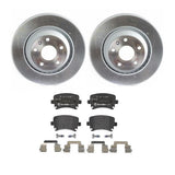 Brembo OE Rear Brake Kit (Prem LowMet Pads/Prem UV Coat Rotors) - VW by Brembo KT04360-BRE
