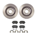 Brembo OE Rear Brake Kit (Prem LowMet Pads/Prem UV Coat Rotors) - VW by Brembo KT04361-BRE