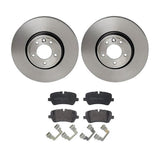 Brembo OE Rear Brake Kit (Prem LowMet Pads/Prem UV Coat Rotors) - 2020 Land Rover Defender 110/17-20 Disco by Brembo KT04369-BRE