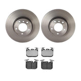 Brembo OE Front Brake Kit (Prem LowMet Pads/Prem UV Coat Rotors) - BMW by Brembo KT04375-BRE