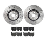 Brembo OE Front Brake Kit (Prem LowMet Pads/Prem UV Coat Rotors) - 03-06 Mercedes CL55 AMG by Brembo KT04382-BRE