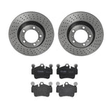 Brembo OE Front Brake Kit (Prem LowMet Pads/Prem UV Coat Rotors) - Porsche by Brembo KT04387-BRE