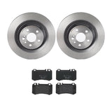 Brembo OE Rear Brake Kit (Prem LowMet Pads/Prem UV Coat Rotors) - 05-06 Mercedes CL65 AMG by Brembo KT04393-BRE