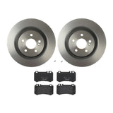 Brembo OE Rear Brake Kit (Prem LowMet Pads/Prem UV Coat Rotors) - 05-06 Mercedes CL65 AMG by Brembo KT04398-BRE