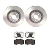 Brembo OE Front Brake Kit (Prem LowMet Pads/Prem UV Coat Rotors) - 01-02 Mercedes CL55 AMG by Brembo KT04399-BRE