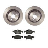 Brembo OE Rear Brake Kit (Prem LowMet Pads/Prem UV Coat Rotors) - 03-06 Mercedes CL500 by Brembo KT04402-BRE