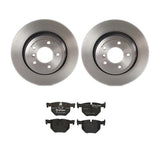 Brembo OE Rear Brake Kit (Prem NAO Ceramic Pads/Prem UV Coat Rotors) - BMW by Brembo KT04407-BRE