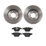 Brembo OE Front Brake Kit (Prem LowMet Pads/Prem UV Coat Rotors) - BMW by Brembo KT04414-BRE