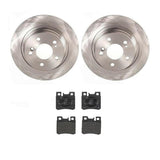 Brembo OE Rear Brake Kit (Prem NAO Ceramic Pads/Prem Rotors) - 90-93 Mercedes 300CE by Brembo KT04415-BRE