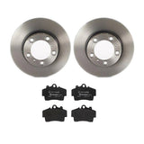 Brembo OE Front Brake Kit (Prem LowMet Pads/Prem UV Coat Rotors) - Porsche by Brembo KT04419-BRE