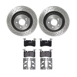 Brembo OE Rear Brake Kit (Prem LowMet Pads/Prem UV Coat Rotors) - 08-13 Mercedes C63 AMG by Brembo KT04420-BRE