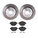 Brembo OE Rear Brake Kit (Prem NAO Ceramic Pads/Prem Rotors) - BMW by Brembo KT04424-BRE