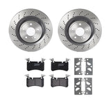 Brembo OE Rear Brake Kit (Prem LowMet Pads/Prem UV Coat Rotors) - 08-13 Mercedes C63 AMG by Brembo KT04432-BRE