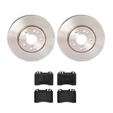 Brembo OE Front Brake Kit (Prem LowMet Pads/Prem Rotors) - 90-93 Mercedes 300CE by Brembo KT04435-BRE