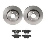 Brembo OE Front Brake Kit (Prem LowMet Pads/Prem UV Coat Rotors) - BMW by Brembo KT04441-BRE