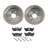 Brembo OE Rear Brake Kit (Prem LowMet Pads/Prem UV Coat Rotors) - 98-03 Mercedes ML320/03-05 ML350/1999 ML430 by Brembo KT04450-BRE