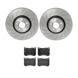 Brembo OE Front Brake Kit (Prem LowMet Pads/Prem UV Coat Rotors) - 19-20 Mercedes CLS53 AMG by Brembo KT04454-BRE