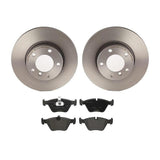 Brembo OE Front Brake Kit (Prem LowMet Pads/Prem UV Coat Rotors) - BMW by Brembo KT04457-BRE