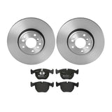 Brembo OE Front Brake Kit (Prem LowMet Pads/Prem UV Coat Rotors) - BMW by Brembo KT04468-BRE