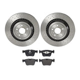 Brembo OE Rear Brake Kit (Prem LowMet Pads/Prem UV Coat Rotors) - 08-14 Mercedes CL63 AMG/CL65 AMG/07-11 ML63 AMG by Brembo KT04469-BRE