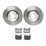 Brembo OE Front Brake Kit (Prem LowMet Pads/Prem UV Coat Rotors) - BMW by Brembo KT04472-BRE
