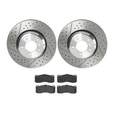 Brembo OE Front Brake Kit (Prem LowMet Pads/Prem Rotors) - 08-13 BMW 135i/2013 Mini Cooper by Brembo KT04486-BRE
