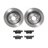 Brembo OE Rear Brake Kit (Prem LowMet Pads/Prem UV Coat Rotors) - BMW by Brembo KT04497-BRE