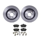 Brembo OE Rear Brake Kit (Prem LowMet Pads/Prem UV Coat Rotors) - 2017 Mercedes Maybach S550/18-20 Maybach S560 by Brembo KT04510-BRE