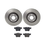 Brembo OE Rear Brake Kit (Prem LowMet Pads/Prem Rotors) - 17-20 Mercedes C43 AMG/2016 C450 AMG/17-20 GLC43 AMG by Brembo KT04513-BRE