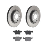 Brembo OE Rear Brake Kit (Prem LowMet Pads/Prem Rotors) - 15-20 Mercedes C300/16-18 C350e/2015 C400 by Brembo KT04520-BRE