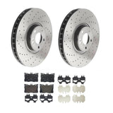 Brembo OE Front Brake Kit (Prem LowMet Pads/Prem Rotors) - 17-21 Mercedes C43 AMG/17-18 E43 AMG by Brembo KT04522-BRE
