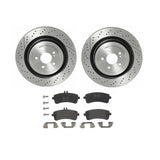 Brembo OE Rear Brake Kit (Prem LowMet Pads/Prem UV Coat Rotors) - 17-20 Mercedes AMG GT by Brembo KT04525-BRE