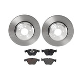 Brembo OE Front Brake Kit (Prem LowMet Pads/Prem UV Coat Rotors) - BMW by Brembo KT04526-BRE