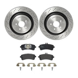 Brembo OE Rear Brake Kit (Prem LowMet Pads/Prem UV Coat Rotors) - 2019 Mercedes AMG GT 63/AMG GT 63 S/14-19 S63 AMG by Brembo KT04538-BRE