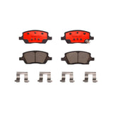 Brembo OE Prem NAO Ceramic Pads (Rear) - 05-08 Chevy Uplander/05-06 Pontiac Montana by Brembo P10035N-BRE