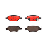 Brembo OE Prem NAO Ceramic Pads (Rear) - 04-06 Chevy Malibu/08-12 Malibu/08-10 Pontiac G6 by Brembo P10062N-BRE