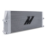 Mishimoto Heavy-Duty Bar and Plate Oil Cooler, 17in Core, Same-Side Outlets, Silver